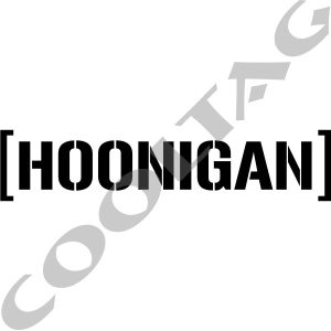 Hoonigan Stickers Decals