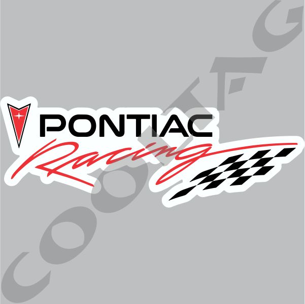 Pontiac Racing (colors) Stickers Decals
