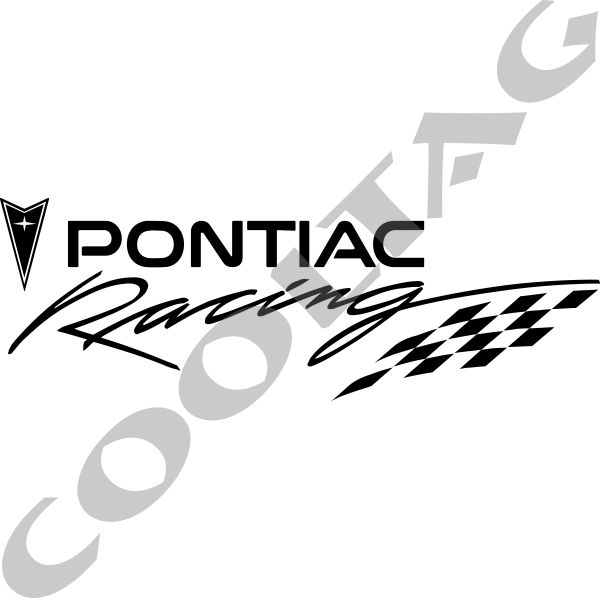 Pontiac Racing Stickers Decals