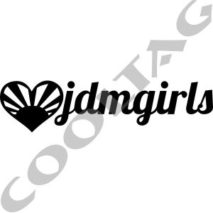 JDM Girls Stickers Decals