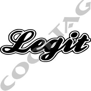 Legit Stickers Decals
