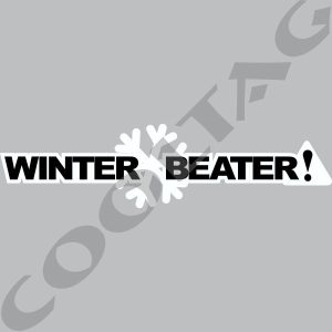 Winter Beater Stickers Decals