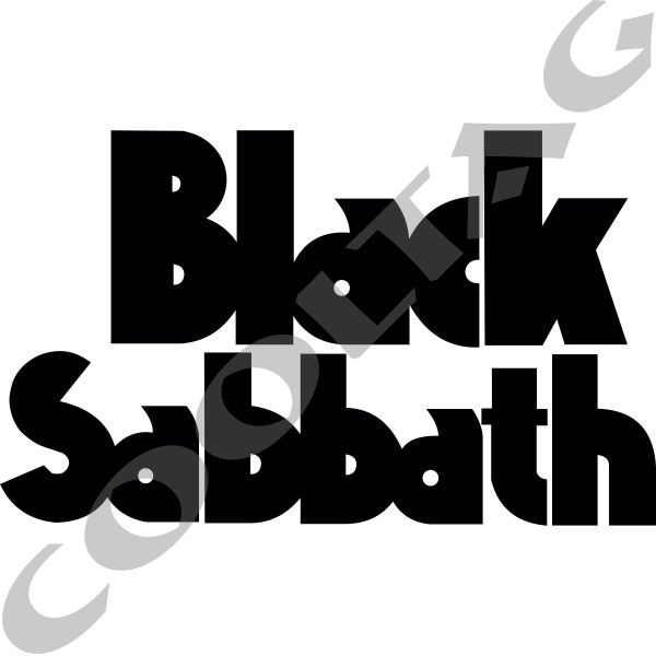 Black Sabbath Stickers Decals