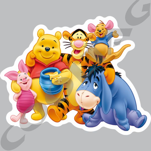 Winnie And Friends #2 Stickers Decals